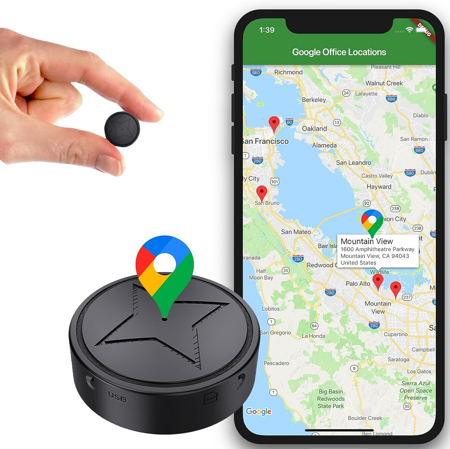 TrackSpot | Magnetischer Mini-GPS-Tracker