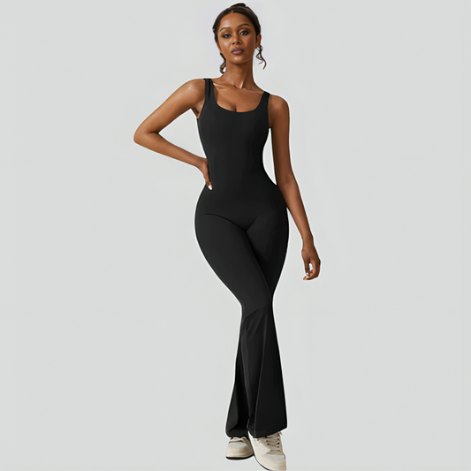 Jumpsuit met figuurnaden Navoby 