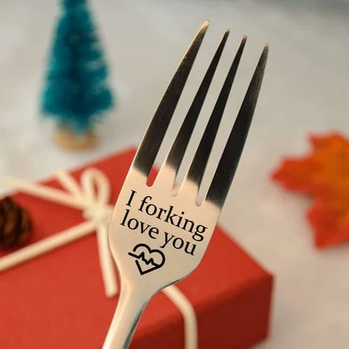 Engraved fork (FREE gift box)