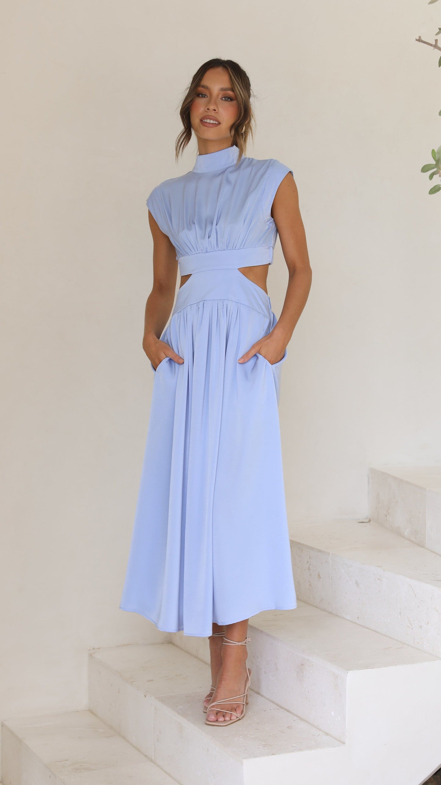 Elegant dress with pockets | Navoby