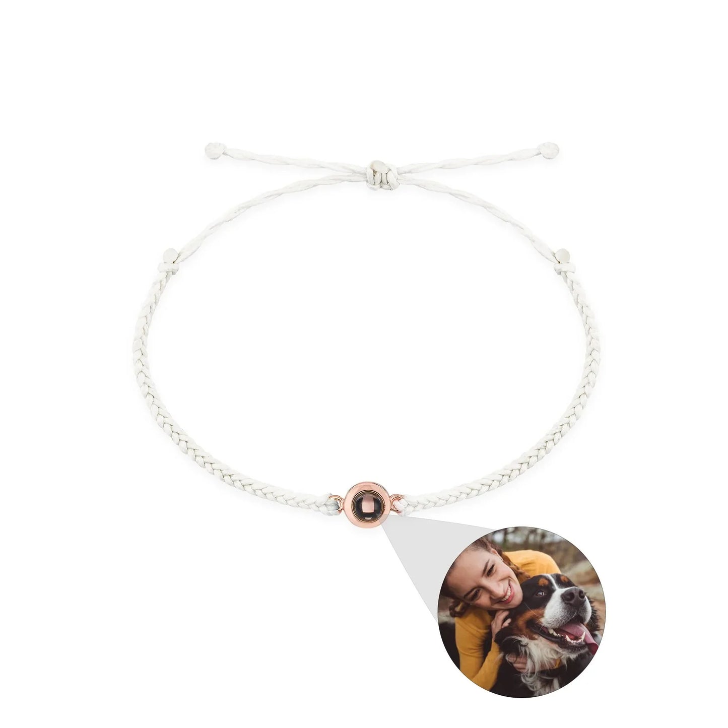 Pulseira personalizada com a sua própria fotografia