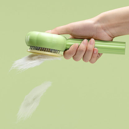 Pet hair cleaning brush