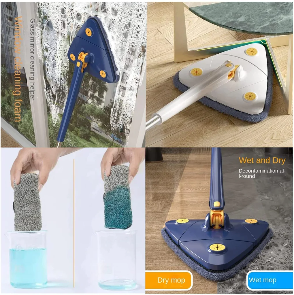 360° adjustable and rotatable mop 