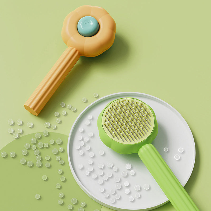 Pet hair cleaning brush