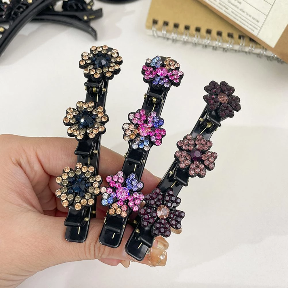 Crystal Flower Hair Clip | 1+1 FREE