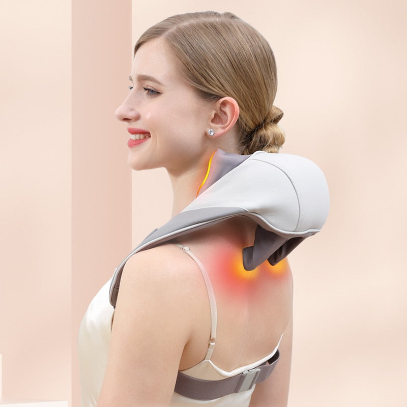 Electric neck and back massager