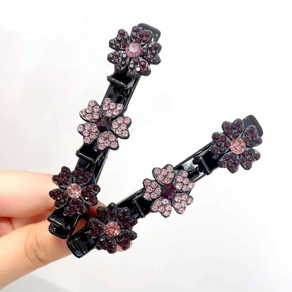 Crystal Flower Hair Clip | 1+1 FREE