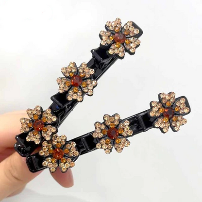 Crystal Flower Hair Clip | 1+1 FREE