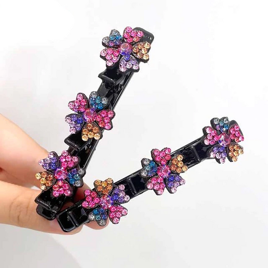 Crystal Flower Hair Clip | 1+1 FREE